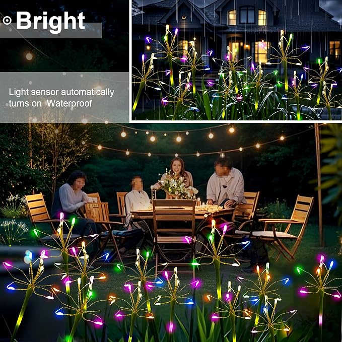 Garden Decor Solar Outdoor Lights, Waterproof Solar Powered Garden Decorative - Image 2