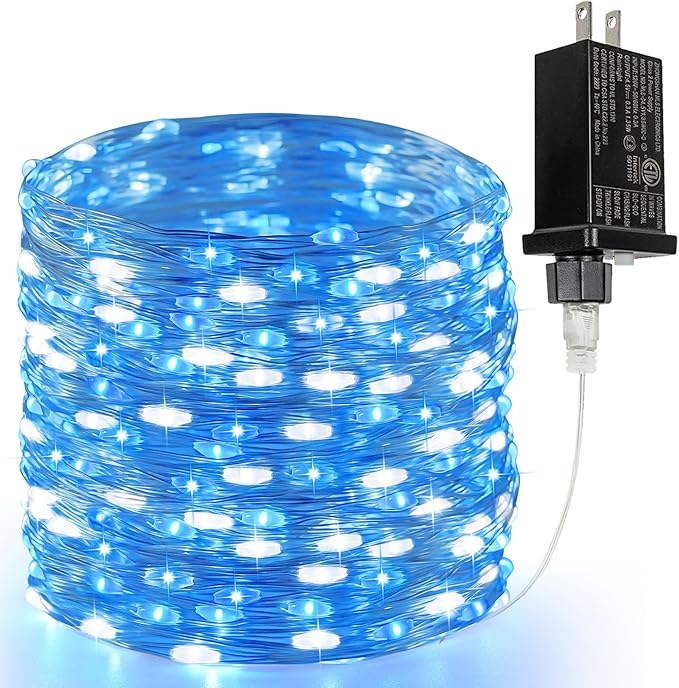 66Ft 200 LED Fairy Lights Plug in, Waterproof String Lights Outdoor & Indoor 8 by BHCLIGHT