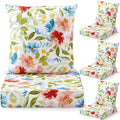 Hoteam 4 Set Outdoor Chair Patio Cushions 20 x 20 Inch Deep Seat Waterproof by Hoteam