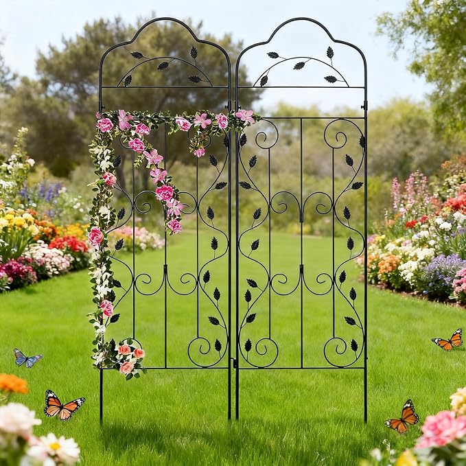 hogardeck Metal 60 * 18in Garden Trellis 2-Packs - Image 2