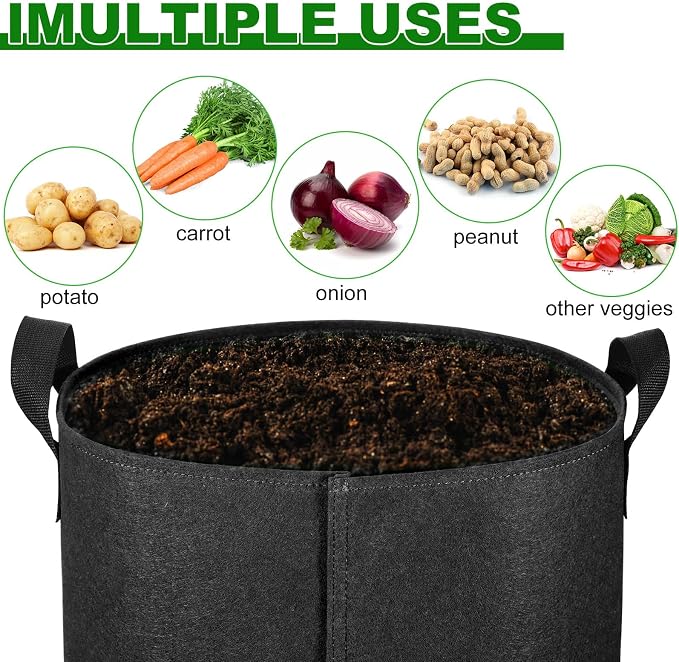 4-Pack 10 Gallon Potato Grow Bags - Image 6