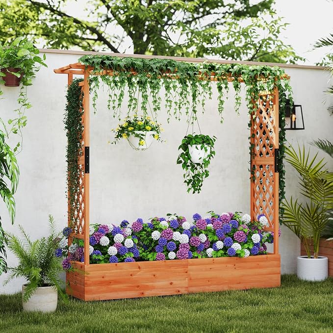 Giantex Set of 2 Raised Garden Bed - Image 2