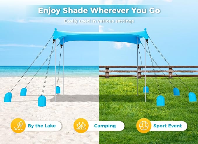 Gorich Beach Tent Sun Shelter - Image 4