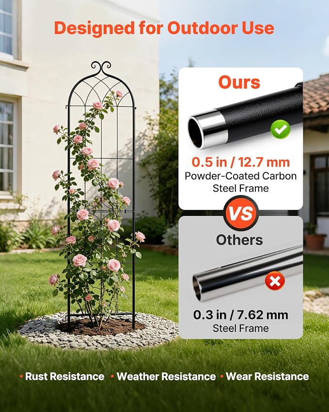 VEVOR 4 Packs Metal Garden Trellis - Image 3