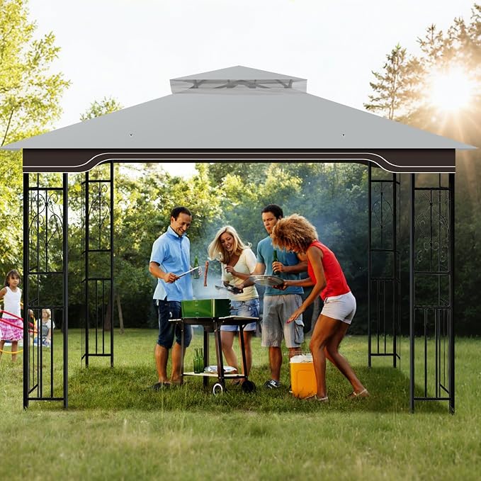 Replacement Gazebo Canopy for 10 x 12 Regency II Patio Gazebo Model L-GZ798PST - Image 7