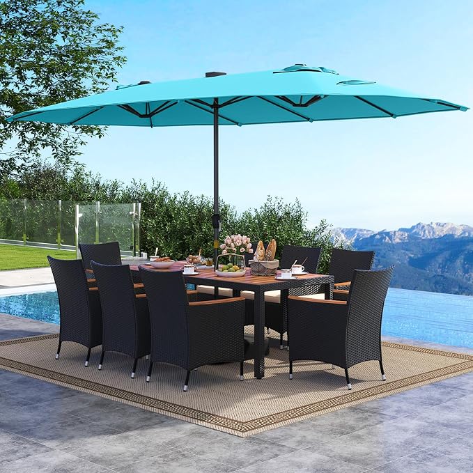 Tangkula 11 Pieces Patio Dining Set - Image 4