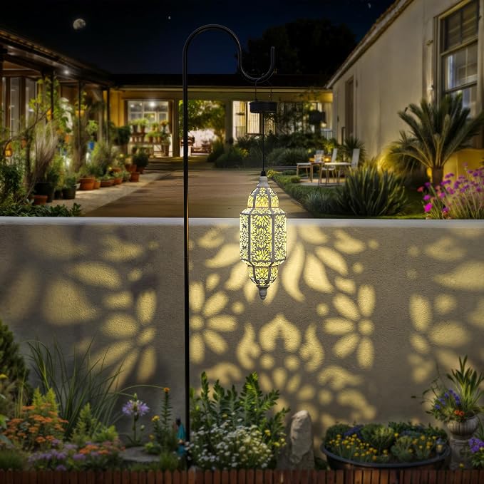 Twinkya Hanging Solar Lights Outdoor Garden Decorative Solar Lantern Waterproof - Image 4