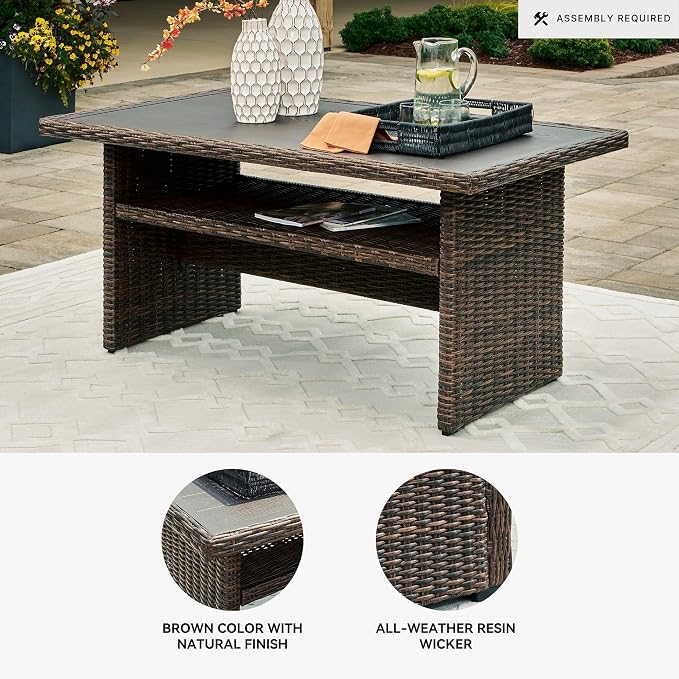 Signature Design by Ashley Brook Ranch Casual Outdoor Multi-use Table - Image 4