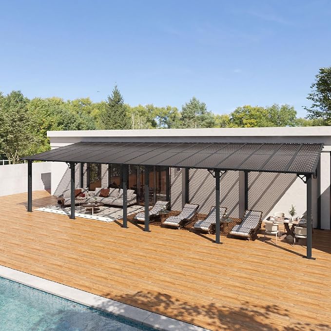 Aoxun 34' x 10' Pergola for Patio, Gazebo by Aoxun