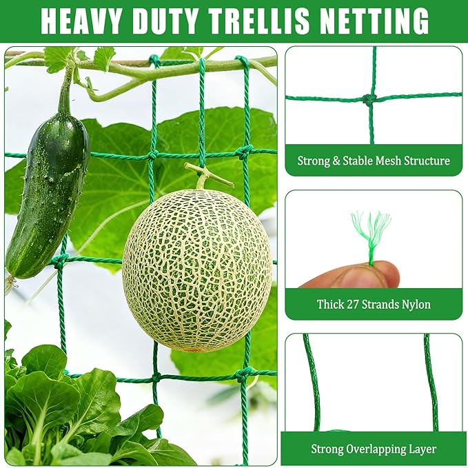 6.6x16.4FT Trellis Netting for Climbing Plants, Trellis Netting - Image 3