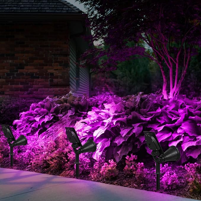 T-SUN LED Solar Spotlights, Waterproof Outdoor Security Landscape Lamps - Image 7