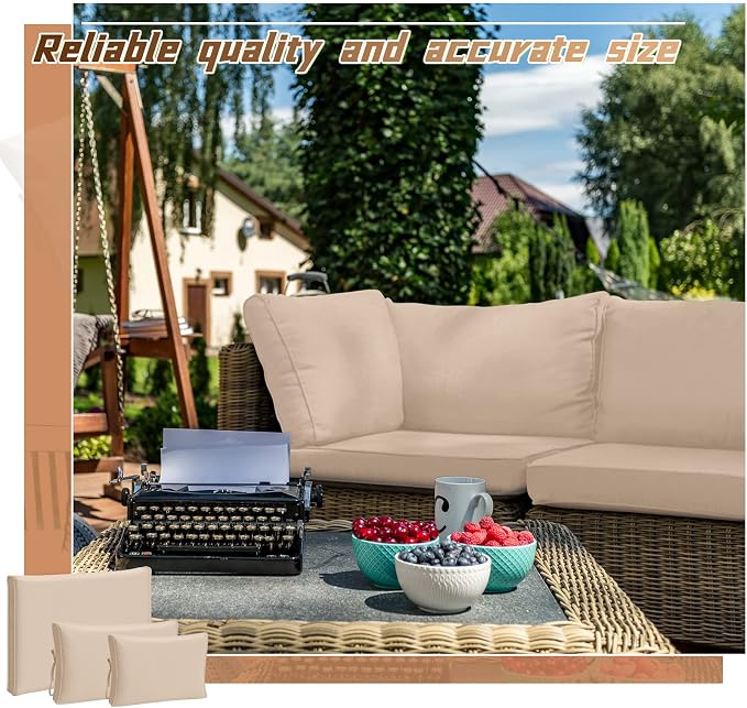 Patelai 11 Pcs Waterproof Patio Cushion Covers - Image 5