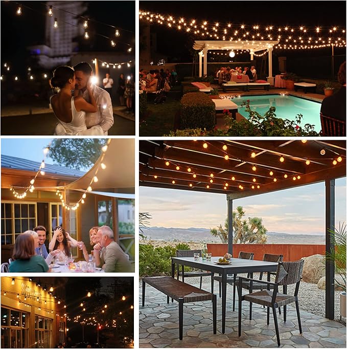 DAMAING Outdoor String Lights 200 FT Waterproof Patio Lights - Image 7