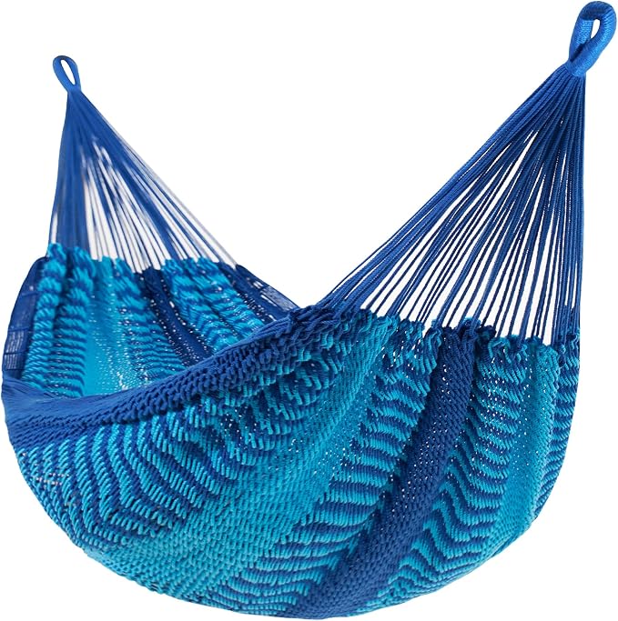 Lazy Daze Hammocks Handwoven Mayan Hammock, 10.5 FT Soft Rope Double Hammocks by LazyDazeHammocks