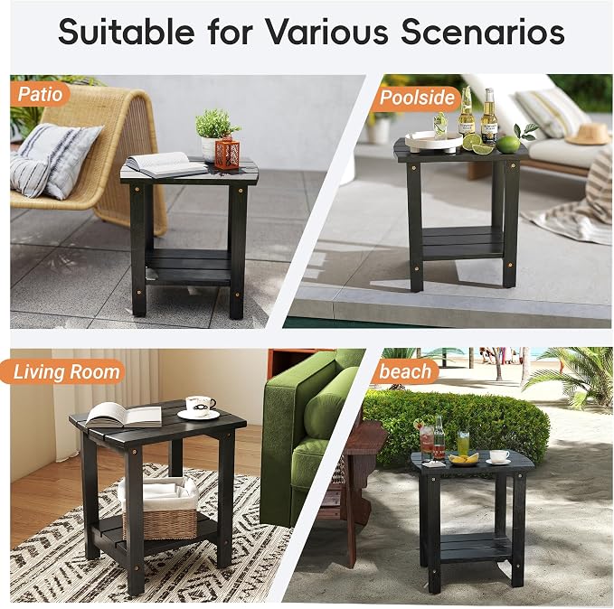 2-Tier Adirondack Side Table 17" - Image 5