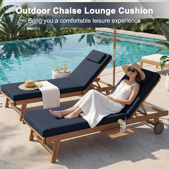 Outdoor Lounge Chair mat, 71 inches x 21 inches, Waterproof Chaise Lounge - Image 7