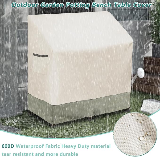 Outdoor Garden Potting Bench Table Cover - Image 3