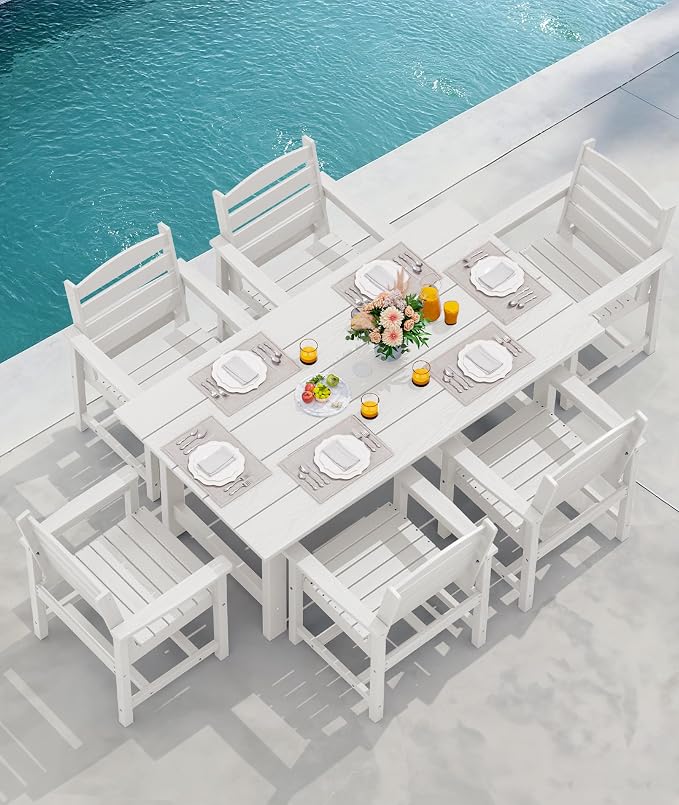 SERWALL 8-Piece Patio Dining Sets - Image 8
