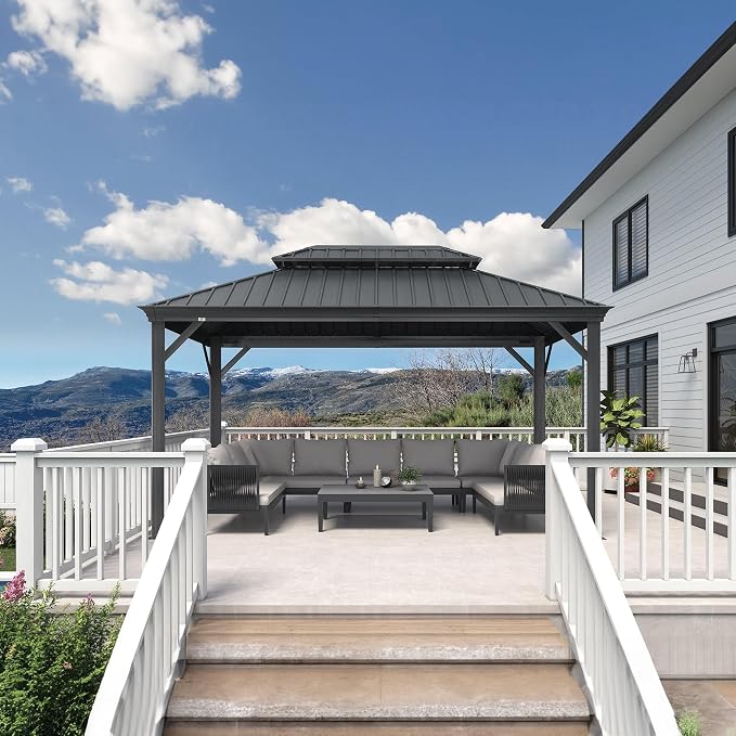 PURPLE LEAF 10' X 14' Gazebo - Image 2