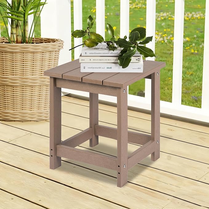 LZRS Adirondack Square Outdoor Side Table - Image 6