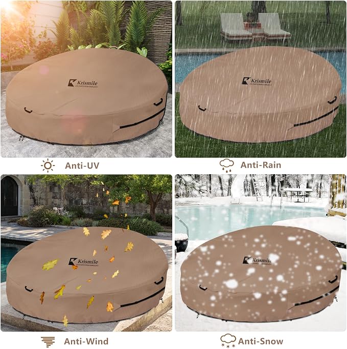 Heavy Duty 600D Waterproof Outdoor Daybed Cover - Image 7