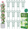 10 Pack Indoor Plant Trellis for Potted Plants, Stackable Garden Trellis for by Qaobo