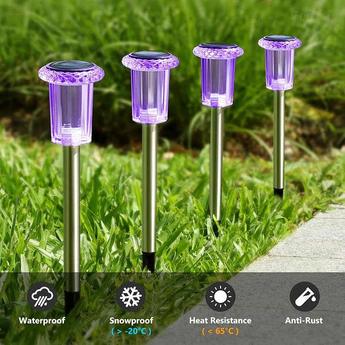 Halloween Solar Lights Outdoor 15 Pack Solar Pathway Lights Outdoor Halloween - Image 6