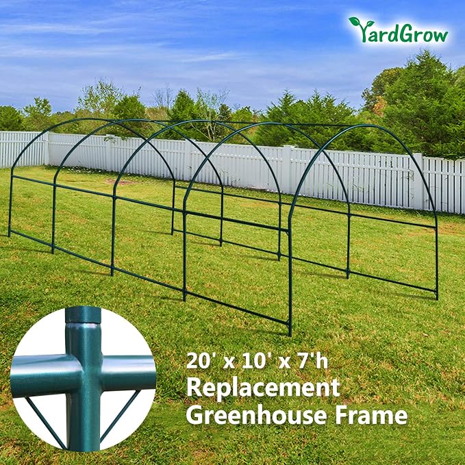 YardGrow Large Garden Support Arch Frame Climbing Plant Arch Arbor - Image 8