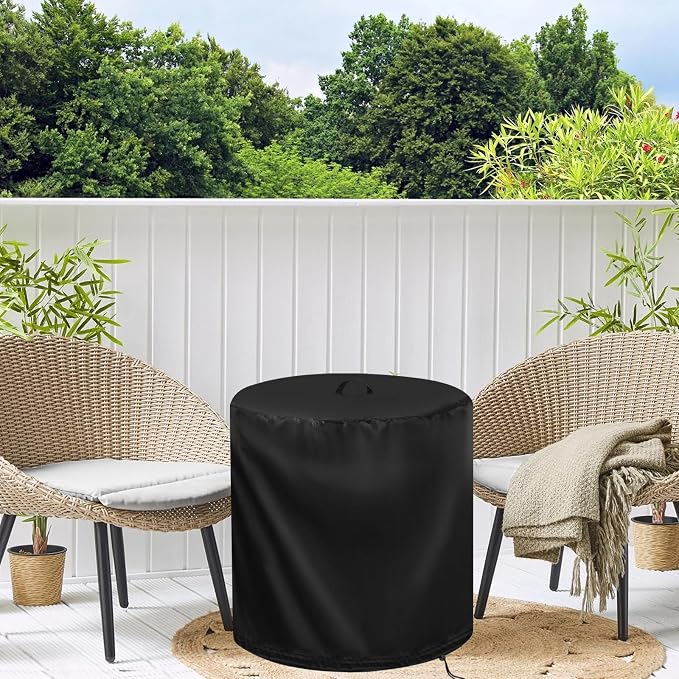 Outdoor Side Tables Cover for Outlux 18.5” Metal Outdoor Round Table, - Image 3