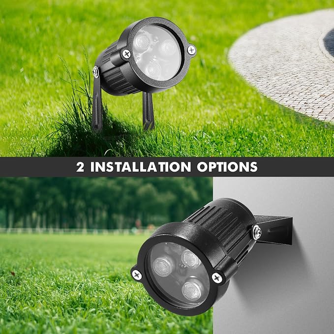 LemonBest Landscape Lighting - 6W RGB Color Changing Halloween Landscape Lights - Image 6