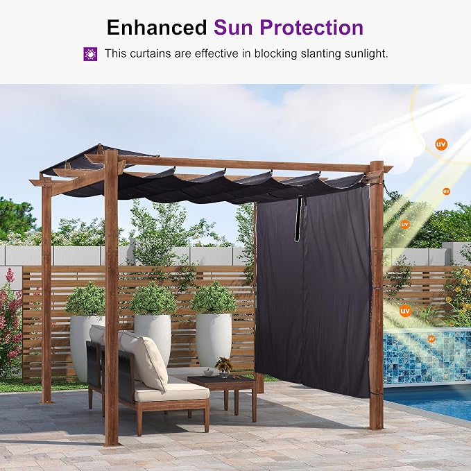 PURPLE LEAF 10' x 10' Pergola - Image 3