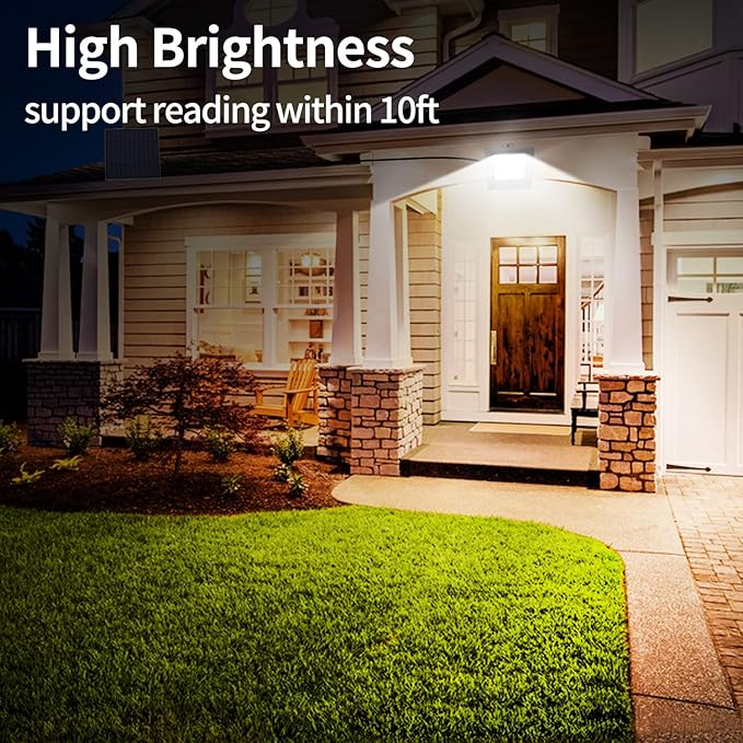 Solar Lights Outdoor 6500K Cool White Solar Flood Lights, Waterproof Dusk to - Image 6
