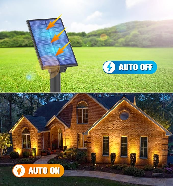 APONUO Metal Solar Spot Lights Outdoor - Image 2