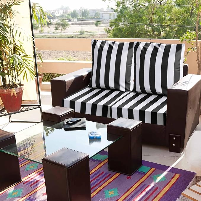 Hoteam 6 Set Outdoor Chair Cushions 20 x 20 Inch Patio Cushions Deep Seat - Image 7