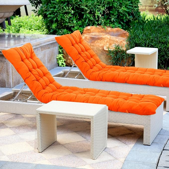 Bucherry 67 x 19 Inch Chaise Lounge Cushions Soft Lounge Chair Cushion Gravity - Image 7