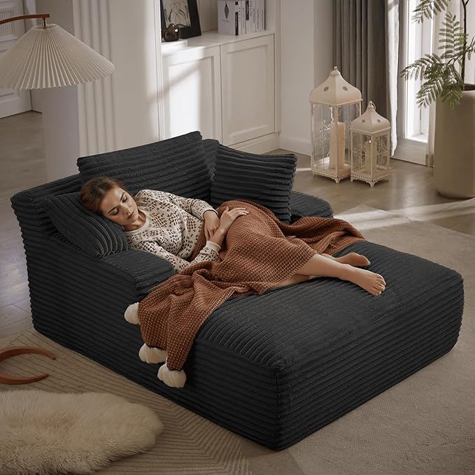 50 Inches Chaise Lounge Indoor, Oversized Chaise Lounge Chair by ivoros