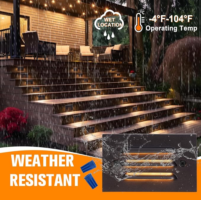 CLOUDY BAY 5CCT 12V 4W Low Voltage LED Step Light - Image 6