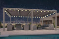 PURPLE LEAF Louvered Pergola 12' × 20', Aluminum Outdoor Hardtop Pergola by PURPLELEAF