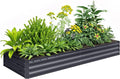 Outsunny Galvanized Raised Garden Bed, by Outsunny