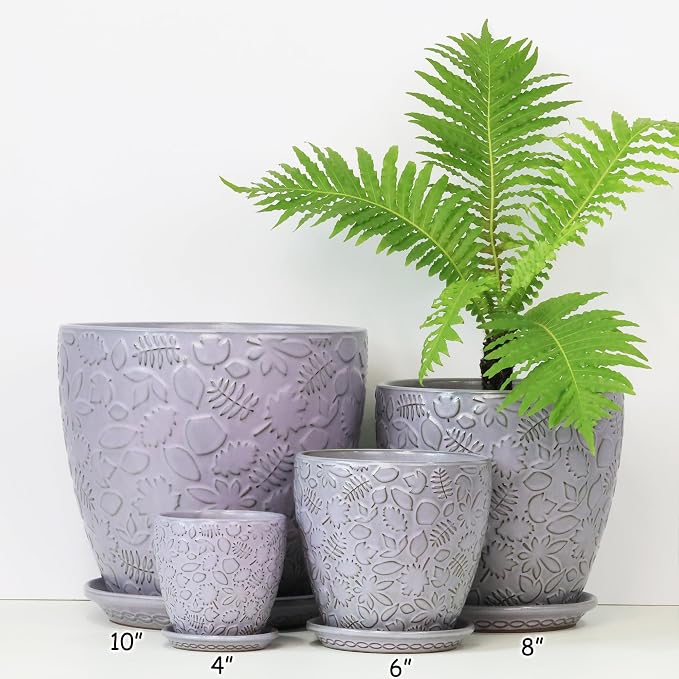 10inch Retro Ceramic Planter - Image 6