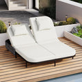 Merax Outdoor Daybed, Patio Rattan Daybed by Merax