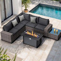 JOIVI 7 Pieces Outdoor Patio Furniture Set by Enjoyyouroutdoorlife