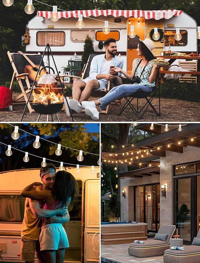 25FT Outdoor White String Lights - Image 7