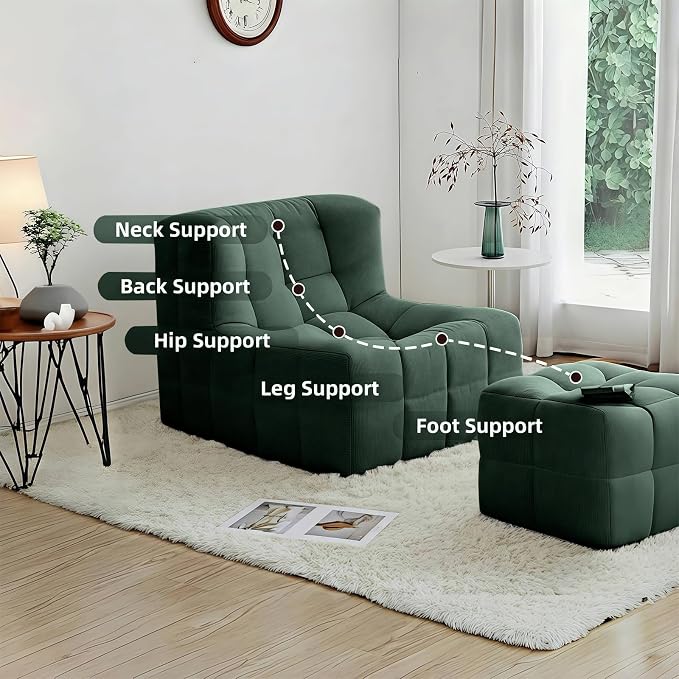 Bean Bag Chair - Memory Foam Bean Bag Chair - Image 9