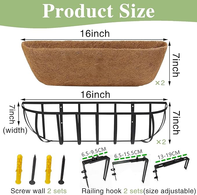 English Inviting Horse Trough Balcony Planter - Image 4