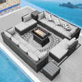 NICESOUL 15 Piece Outdoor Sectional by NICESOUL