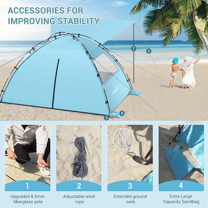 Elegear CumbreX™ Beach Tent Sun Shelter - Image 7