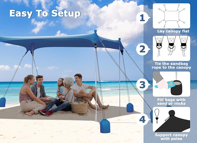 Gorich Beach Tent Sun Shelter - Image 7
