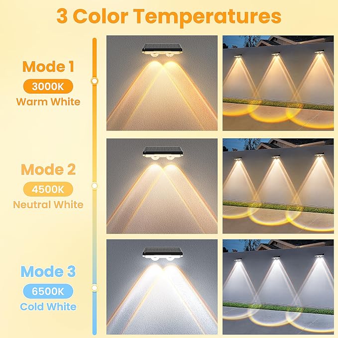 Solar Fence Lights Outdoor 16 Pack - Image 3