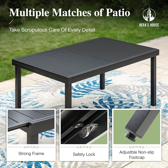 HERA'S HOUSE 9 Pieces Patio Dining Sets - Image 8